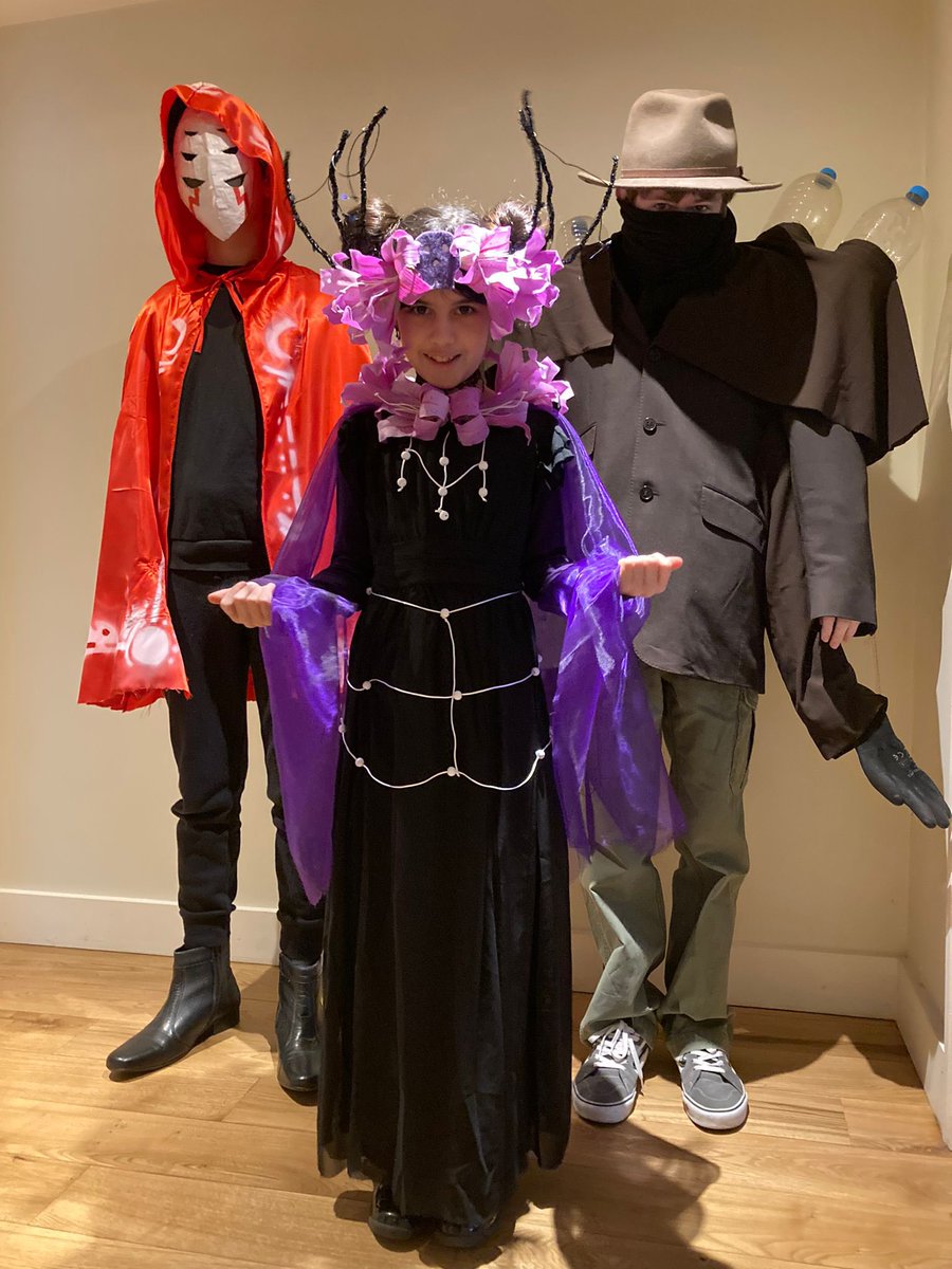 mrami007's tweet photo. Kal, Henry, and Ani as the Enigma, the Maker and the Shrouded ##arkspire #WorldBookDay @jamieillustrate https://t.co/TLgvV5smCx
