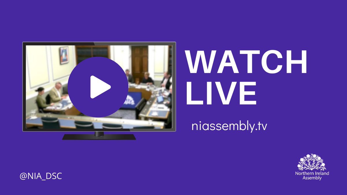 This morning the Committee will receive an oral briefing from The Executive Office on current proposed EU legislation relevant to Northern Ireland. 📺Watch live from 10am on niassembly.tv 📃Agenda aims.niassembly.gov.uk/assemblybusine…