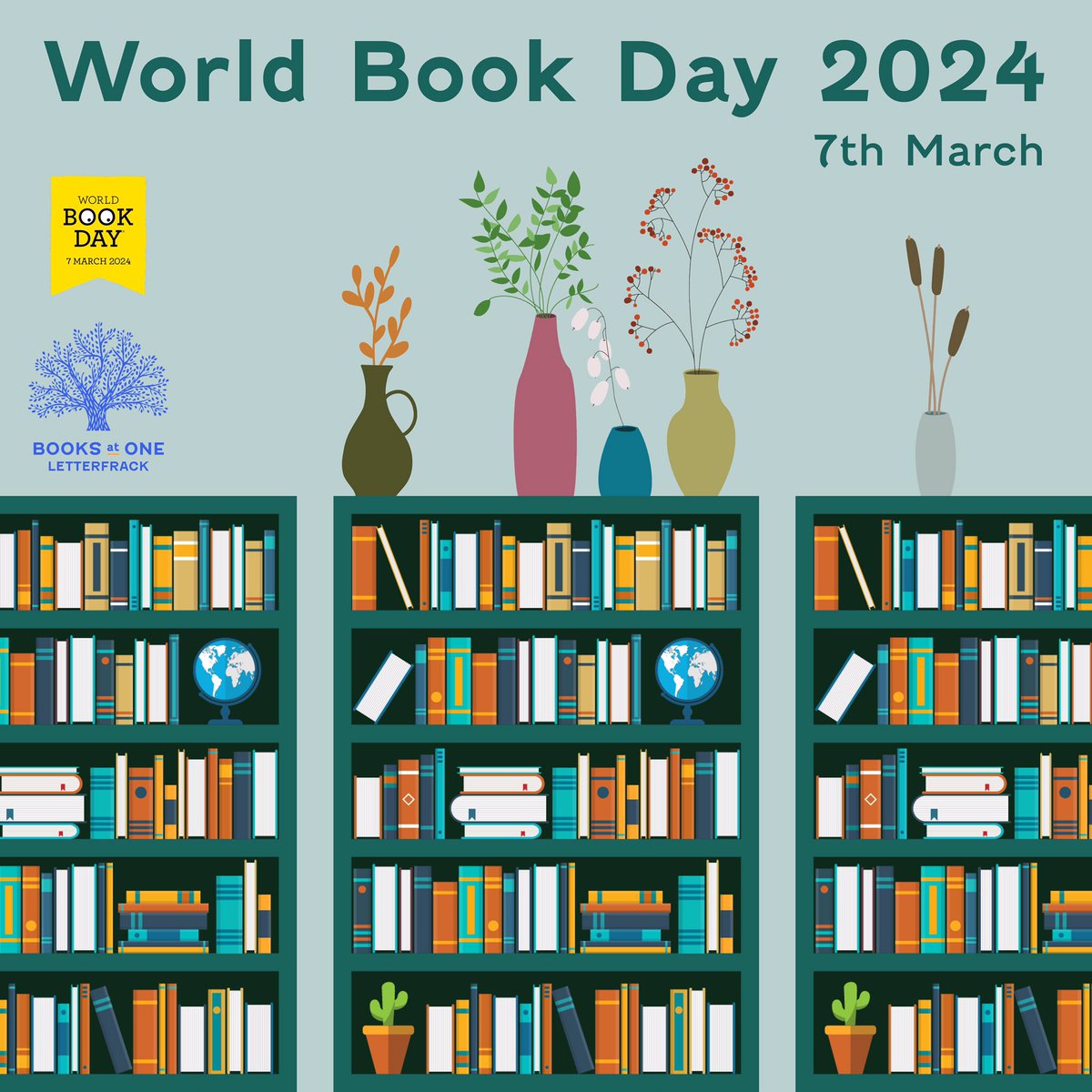 Lá Domhanda na Leabhar! 🌍 The perfect excuse for a new book 😆 Pop into Books at One Letterfrack and see what great titles we have in store for you this week 📚 • • • #booksatoneletterfrack #shoplocal #connemaraireland #buyirish #booksatonefamily #worldbookday