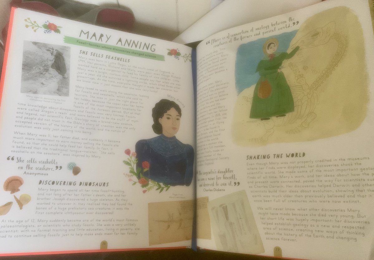 MrsAllder's tweet photo. We loved the Women In Science Tour at @NHM_London so Stevie our Palaeontologist in training is Mary Anning for #WorldBookDay2024 from her Women Who Shook The World Book 📚 🦕🐚🦴👒 #katherinehalligan #sarahwalsh #herstory #strongwomen #shesellsseashells @CottinghamCofE https://t.co/rNNYDJvxrx