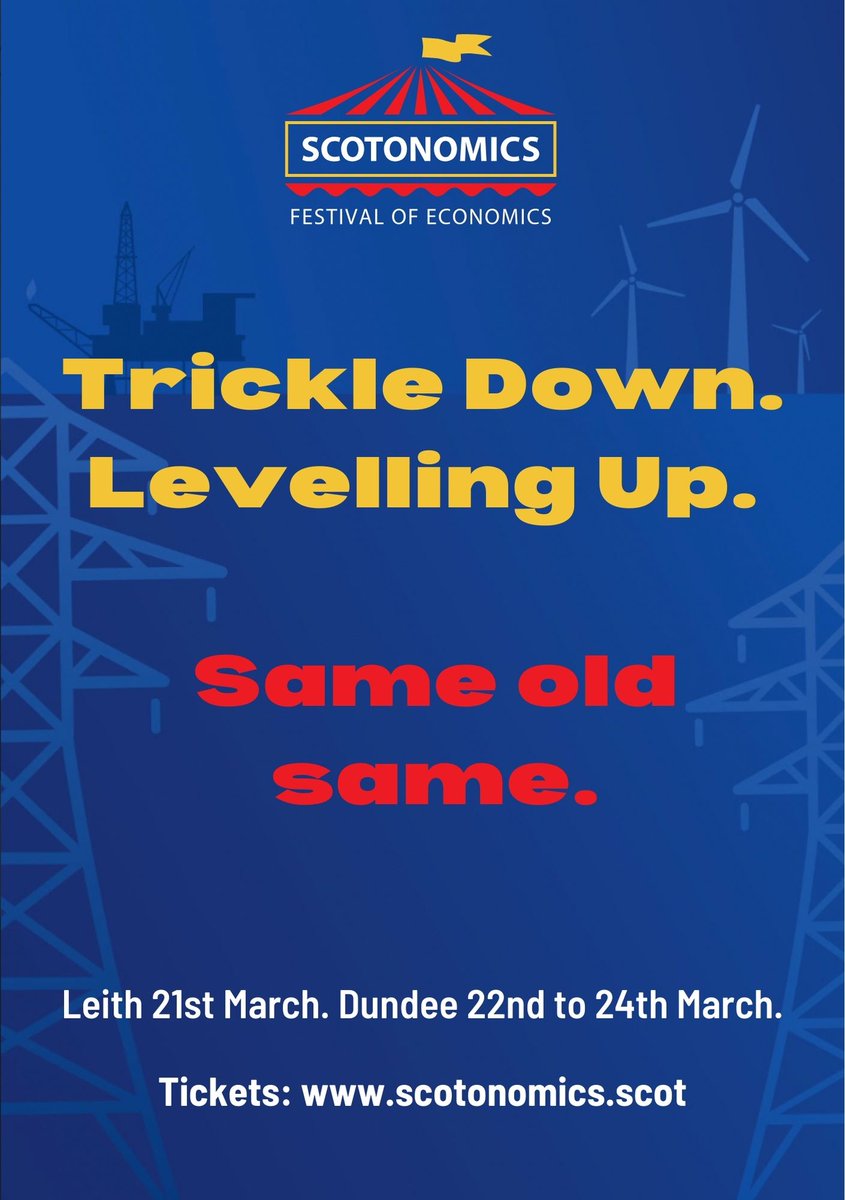 <a href="/markjhooper/">Mark Hooper</a> and <a href="/TegidRoberts/">Tegid Roberts</a>, not many people from Wales coming or booked online for the Scotonomics festival this year. Anything you can do about that? Remember <a href="/derekwalker_/">Derek Walker</a> plus LOADS more at the festival! scotonomics.scot/festival-of-ec…