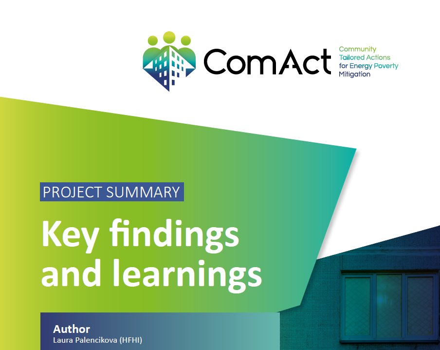 🤔#ComAct has officially ended in February, but have you read our key findings yet?

1⃣ComAct approach & concept of 'Building level #energypoverty'
2⃣Achievements from pilots in 🇧🇬🇱🇹🇺🇦🇲🇰🇭🇺
3⃣Policy recommendations at local, national & 🇪🇺level

Read more➡️t.ly/To30U