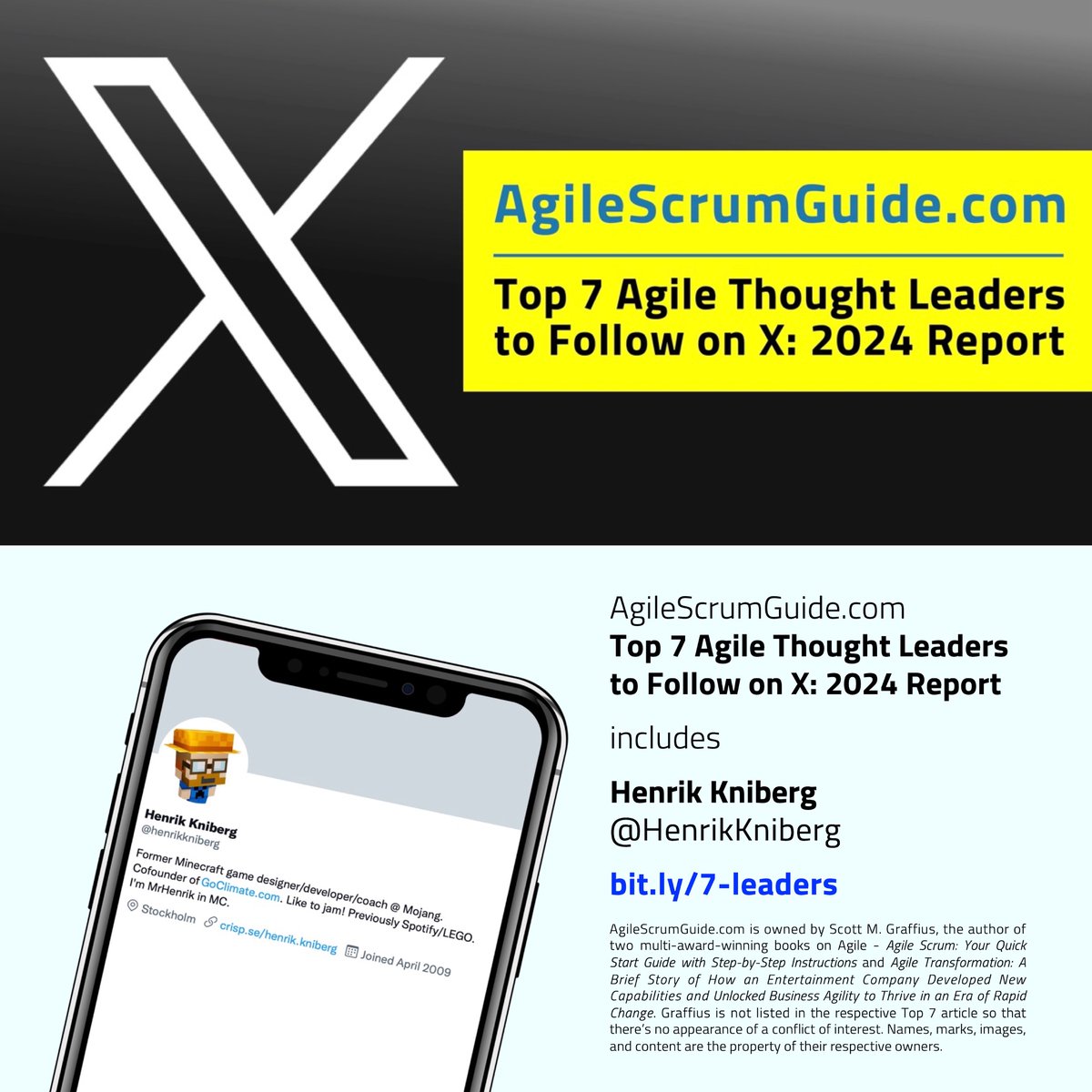 AgileScrumGuide's tweet photo. https://t.co/F504EgvjHpβs βTop 7 Agile Thought Leaders to Follow on πβ includes Henrik Kniberg. Details are here: https://t.co/dLXUEzqvs6 β #Agile #Scrum #ThoughtLeaders #AgileScrumGuide #AgileProjectManagement #AgileLeaders #AgileThoughtLeaders #X #Twitter #ScrumMaster https://t.co/bGGwRmd9UA