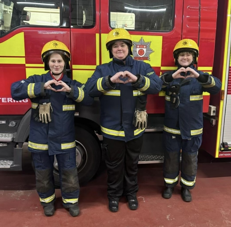 1 day to go to #internationalwomensday and we are meeting 3 wonderful instructors Natalie, Clair and Jody from the Kettering cadet unit of Northamptonshire Fire and Rescue Service. #inspiring #inclusion #inspireinclusion #thisgirlcan @northantsfire @NFCC_FireChiefs @WFSUK1