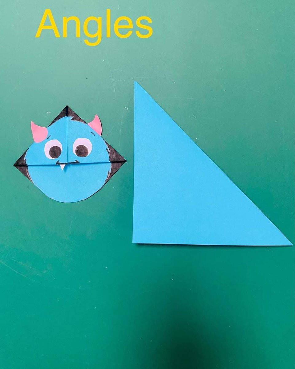 mathematicatsuk's tweet photo. The Monster Maths:
Did you know…you can use an origami bookmark to explore fractions, shapes, angles, symmertry &amp; rotation?

https://t.co/KmLfcdxHZy

#worldbookday #WorldBookDay2024 #theresamonsterinyourbook #origami #bookmark #playwithmaths #funmaths #positiveaboutmaths https://t.co/mHC8uWcvHY