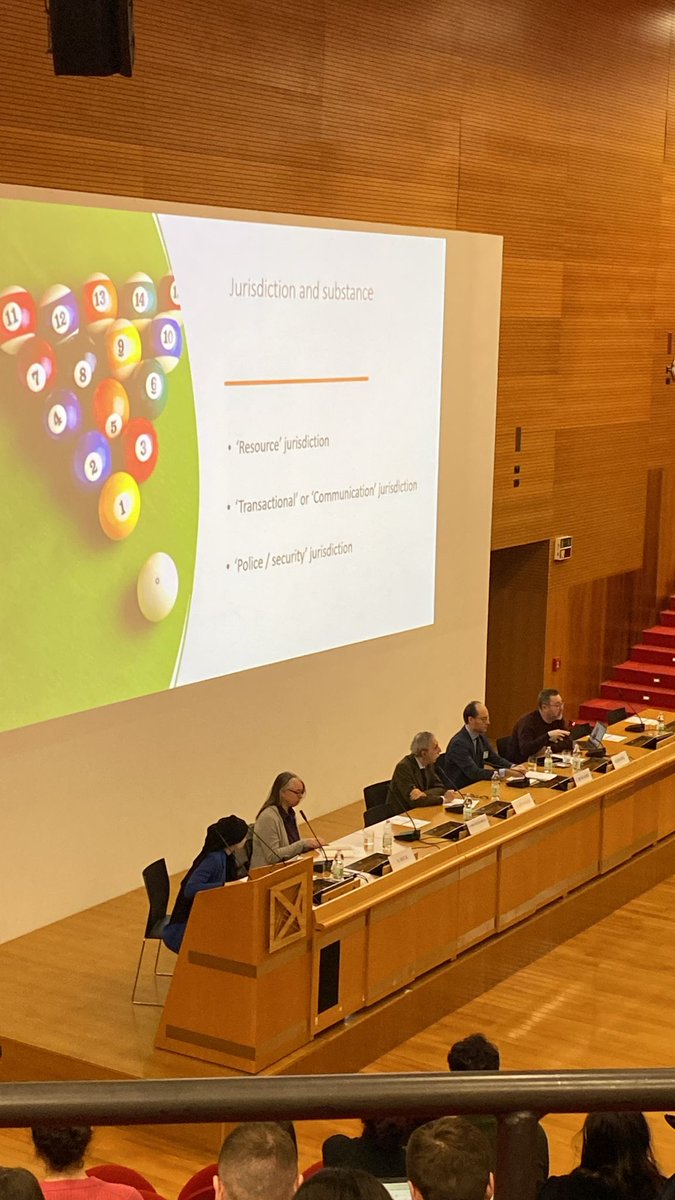 Prof Barnes <a href="/law_rich/">Richard Barnes</a> opening the first session with thought provoking reflections on #jurisdiction in the #lawofthesea

'jurisdiction exists because the State wants security or wants resources'