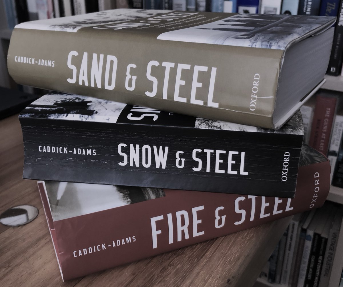 militaryhistori's tweet image. In 2022, I finished the last tome of my #WW2 trilogy. 1. Sand & Steel (D-Day)
2. Snow & Steel (Ardennes)
3. Fire & Steel/Victory in the West (1945)
In 2024, new book on Winston Churchill appears, 4 July
Now writing (with Mr Bor): 1918: Triumph in the West, + History of the QDG