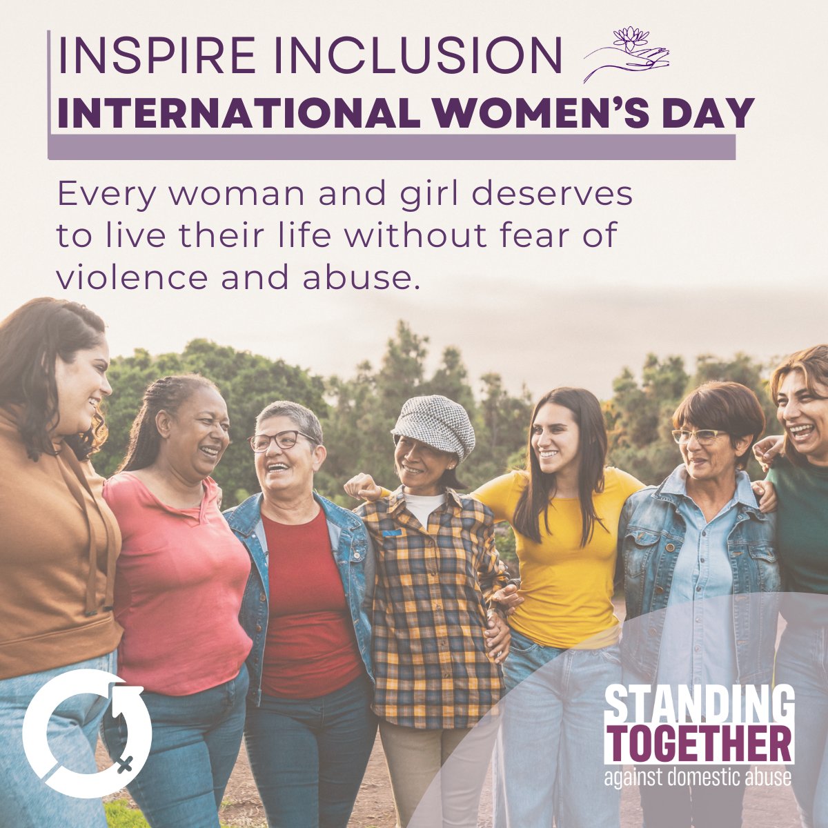 Tomorrow is #InternationalWomensDay which is an ideal time to raise awareness about the prevalence of domestic abuse & the devastating impact it has on women's lives. Learn more, share and take action this #IWD2024 standingtogether.org.uk/what-is-da #InspireInclusion