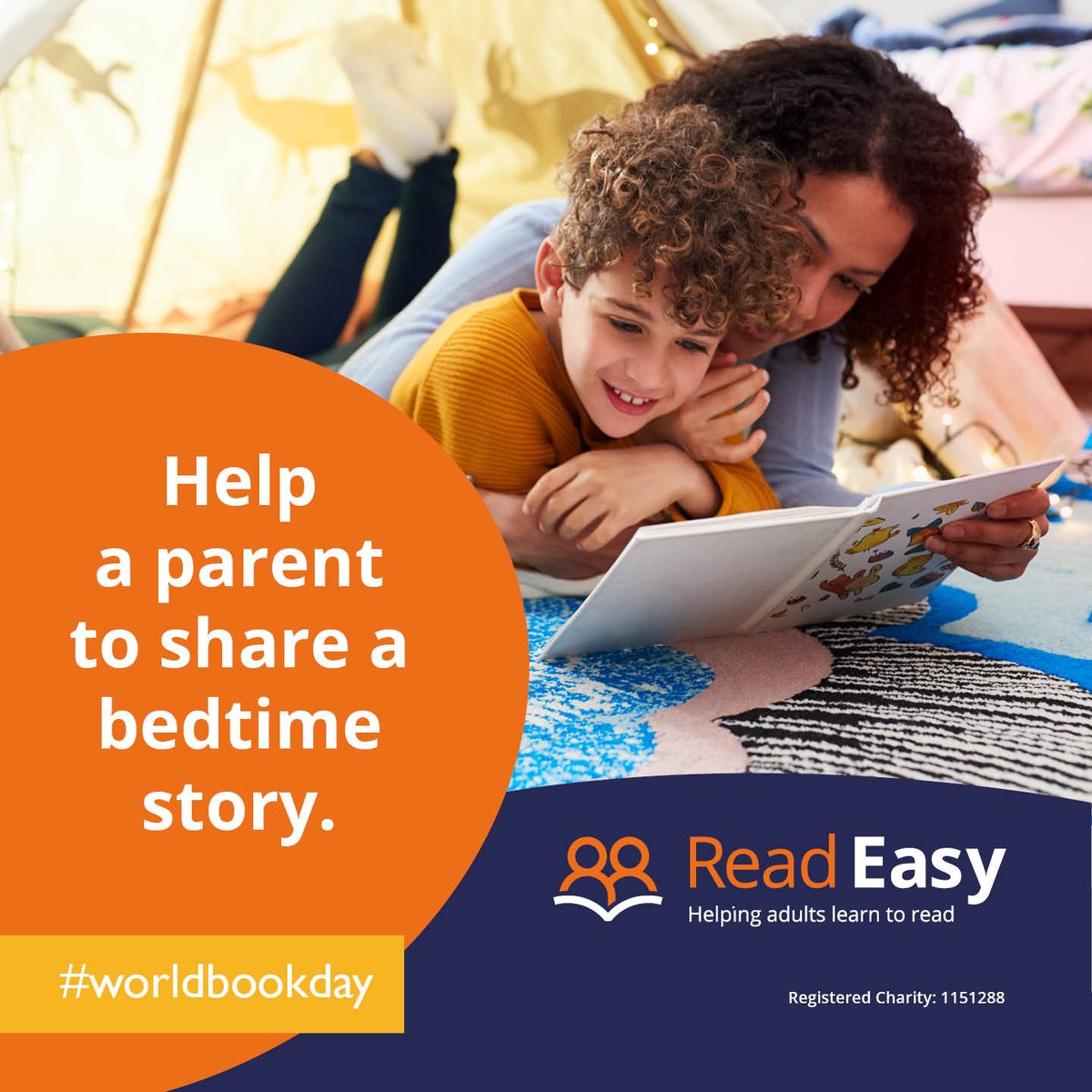 #worldbookday aims to inspire children to read with their families. But parents & grandparents who cannot read are unable to provide this support to their children 📚 We provide free, confidential, one-to-one support to adults who want to learn to read 🧡 #worldbookday2024