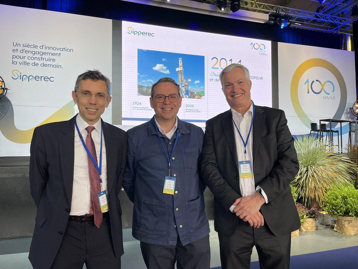 Je participe ce matin aux #100ans du @sipperec_idf aux côtés de <a href="/JacquesJPMartin/">Jacques JP Martin</a> et <a href="/prio91350/">Philippe RIO</a>. L'occasion avec <a href="/ChristianBuchel/">Christian Buchel</a> et <a href="/lp_perrault/">Laurent Perrault</a> de mettre en avant la qualité de la coopération avec @enedis_idf_est et les équipes du @sipperec_idf !
#TE #ServicePublic #FNCCR