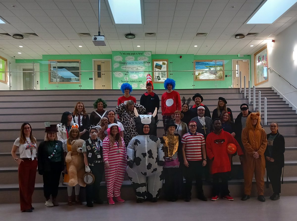 A great start here at South site, as staff dressed as their favourite literary character are ready to meet and greet children for World Book Day. #WorldBookDay2024