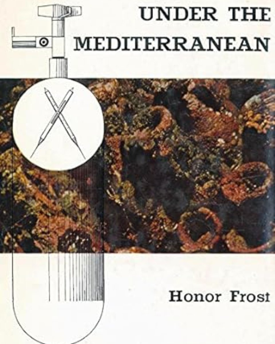 This #WorldBookDay we celebrate Under the Mediterranean written by Honor Frost and published in 1963. In it, she describes her first experience of diving in a well in Wimbledon and her first explorations in the Mediterranean. Available FREE online honorfrostfoundation.org/wp-content/upl…