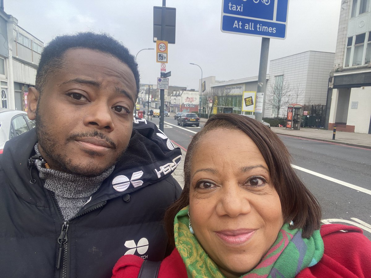 It’s Polling Day in #Lewisham 🗳️ We’ve both voted - It’s your turn to vote #Labour and vote @Brenda_Dacres 🌹 Polling stations close at 10pm and remember to bring ID #VoteLabour #VoteBrendaDacres