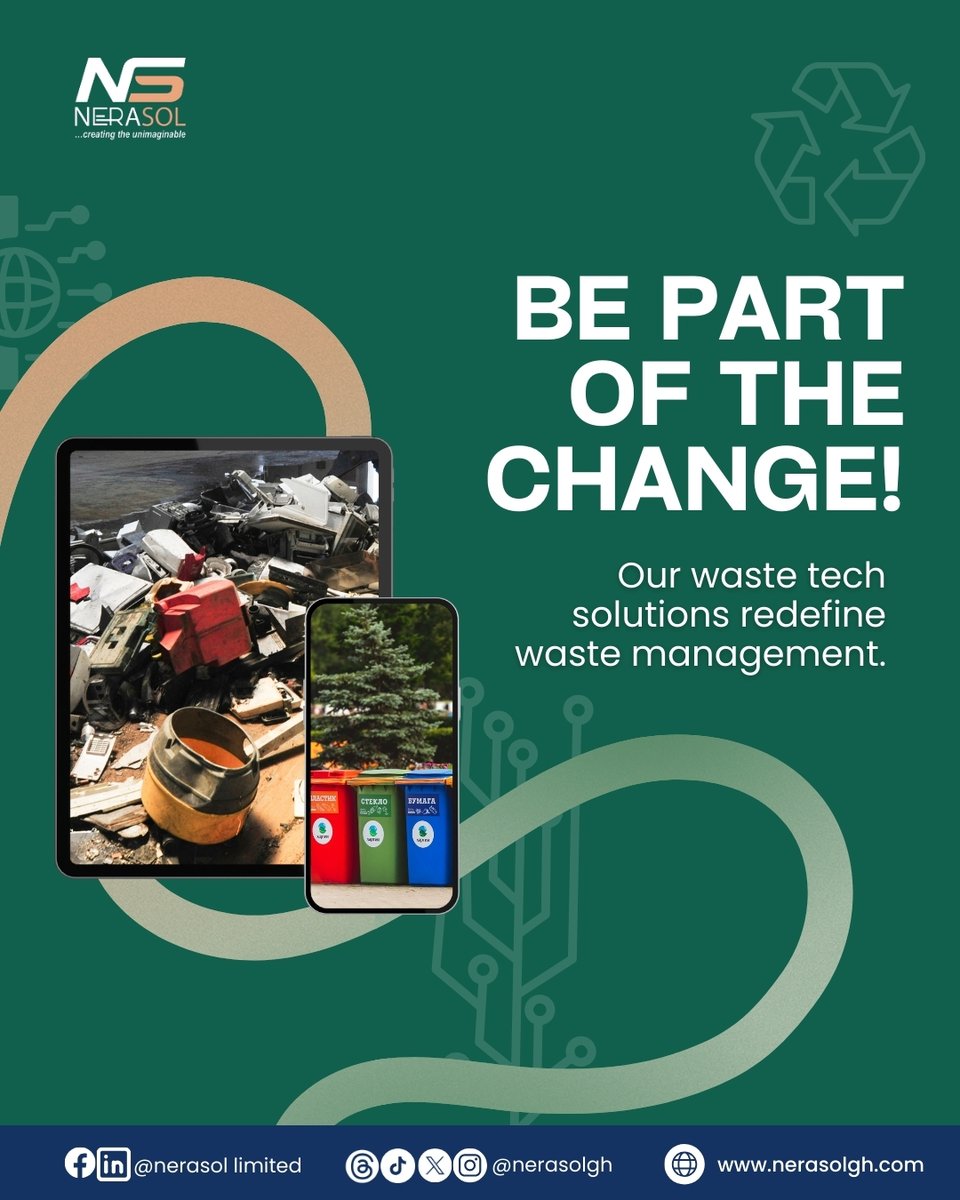 Choose a future where waste isn't wasted! #wastemanagement #recycling #recycle #waste #environment #nerasolgh #wastetech Yaya