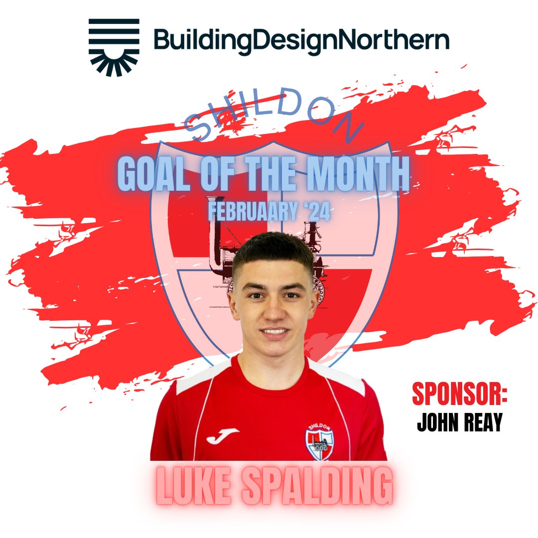 You voted for your <a href="/BDNorthernLtd/">Building Design Northern (BDN)</a> Goal of the Month for February '24 on X yesterday and that award (with 42.3% of the vote) goes to . . . <a href="/LukeSpalding87/">Luke Spalding</a>, for his goal against Seaham Red Star FC on 24/2. Congratulations Luke! 👏🍾
🔴⚪️🚂⚽️

Check out his goal in the 🧵below👇