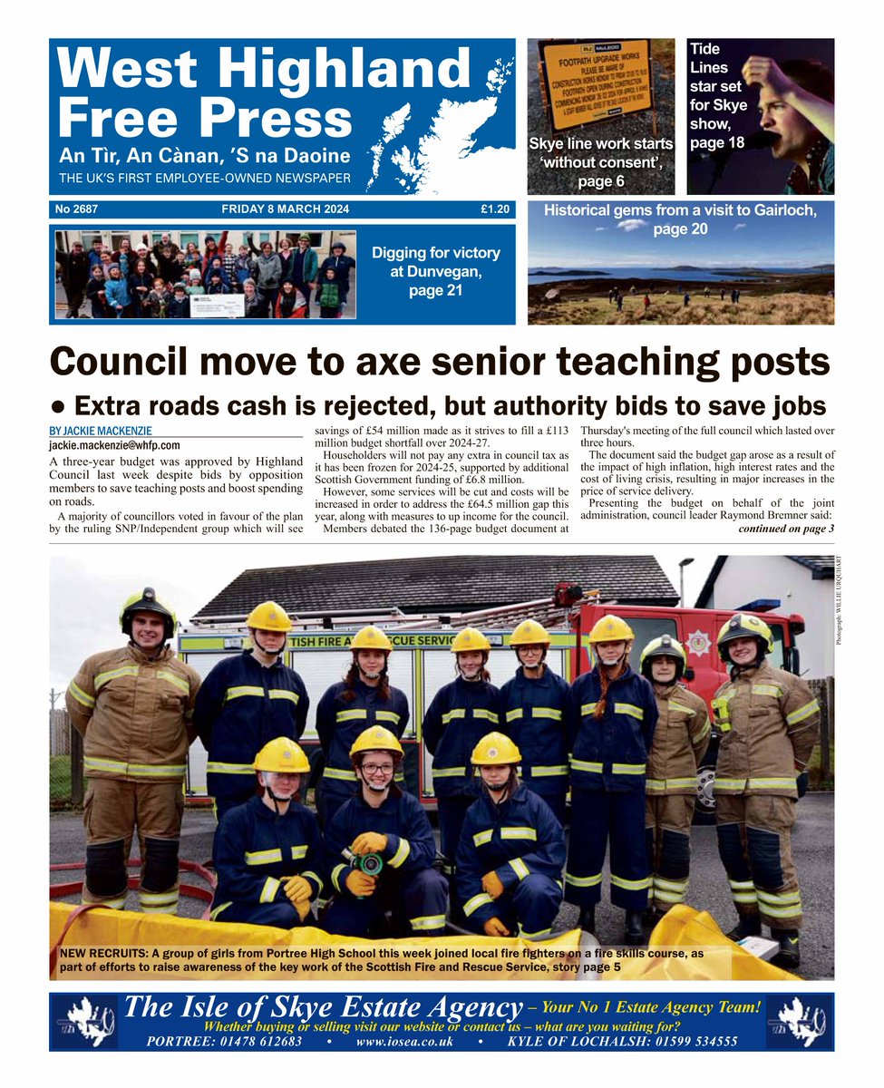 ☀️ Another Thursday, another very busy edition of the @WHFP1...available now in shops or inboxes via subscription at whfp.com Our thanks as always to all who buy a paper to stay informed and support our work 👍