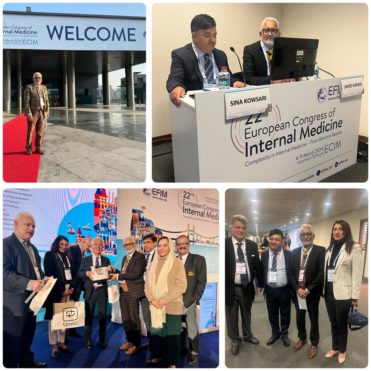 Prof. Javed Akram has been honored with the prestigious role of chairing the 22nd European Congress of Internal Medicine in Istanbul.