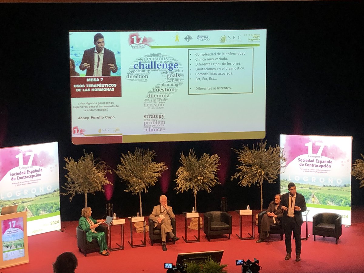 Avui el Dr. Josep Perelló, president de la <a href="/SCContracepcio/">Societat Catalana de Contracepció</a> realitza una ponència a la #SEC24 “Hay algunes gestágenos superiores para el tratamiento de la endometriosis?” <a href="/SEContracepcion/">SEC</a> <a href="/HospitalSantPau/">Sant Pau - Campus Salut Barcelona</a> #endometriosis