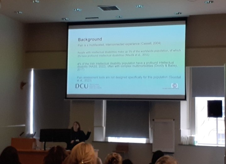 It was lovely to present my research @TheConf_TCD hear about so many interesting and important studies being completed and see familiar faces. @Irvingkate @MaryNev1 @louiseOReilRNID @am_martin_ @MccarrmMary #profound #intellectualdisabilites