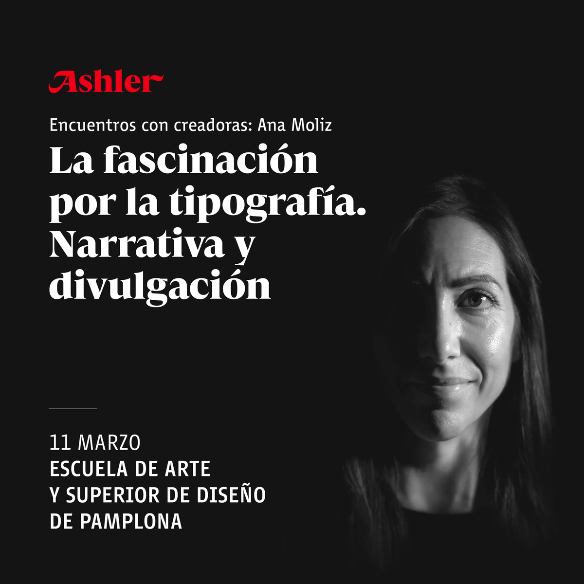 Next Monday, March 11th, our colleague Ana Moliz will give a talk on the narrative and dissemination of typography at <a href="/Arte_Eskola/">EscuelaArtePamplona</a> 🙌🏻🙌🏻🙌🏻

#typography