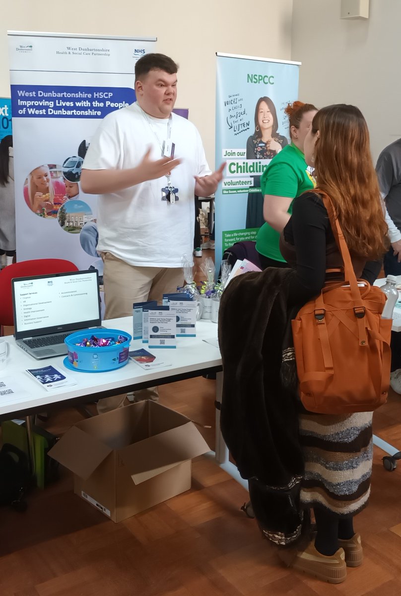 Great conversations at the University of West Scotland Paisley Careers Event yesterday.
#WestDunbartonshireHSCP
#UWS #SocialWorkCareers
@UniWestScotland