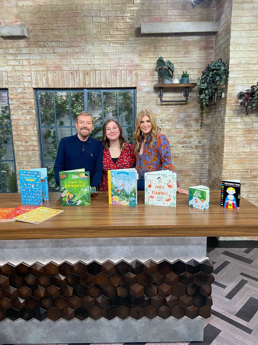 Our Elaina is on @IrelandAMVMTV this morning with a great selection of reads that you will definitely want to get your hands on this #WorldBookDay. Tune in for a great selection of interactive books that are sure to engage any beginner bookworms!