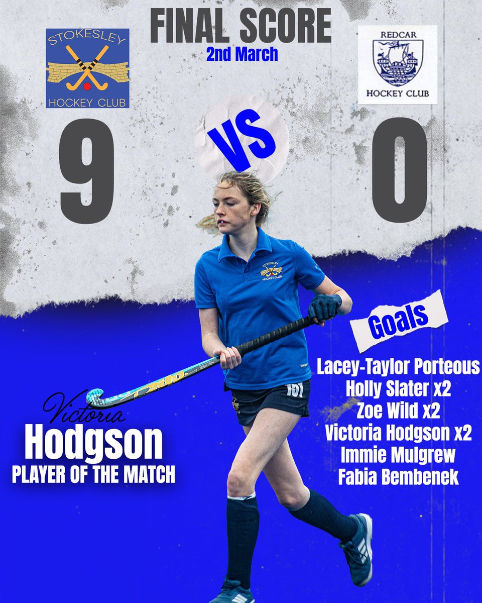 This Weekends Results!
1s 3-2 Newcastle University (Win)
2s 9-0 Redcar (Win)
#stokesleyhockey #results