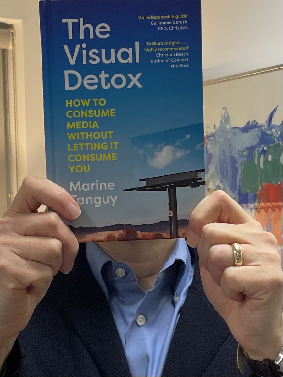 Sacre bleu @MarineTanguyArt! There’s no other colour to describe the day #VisualDetox publishes. Thank you for getting us on message @CBGBooks @SquarePegBooks