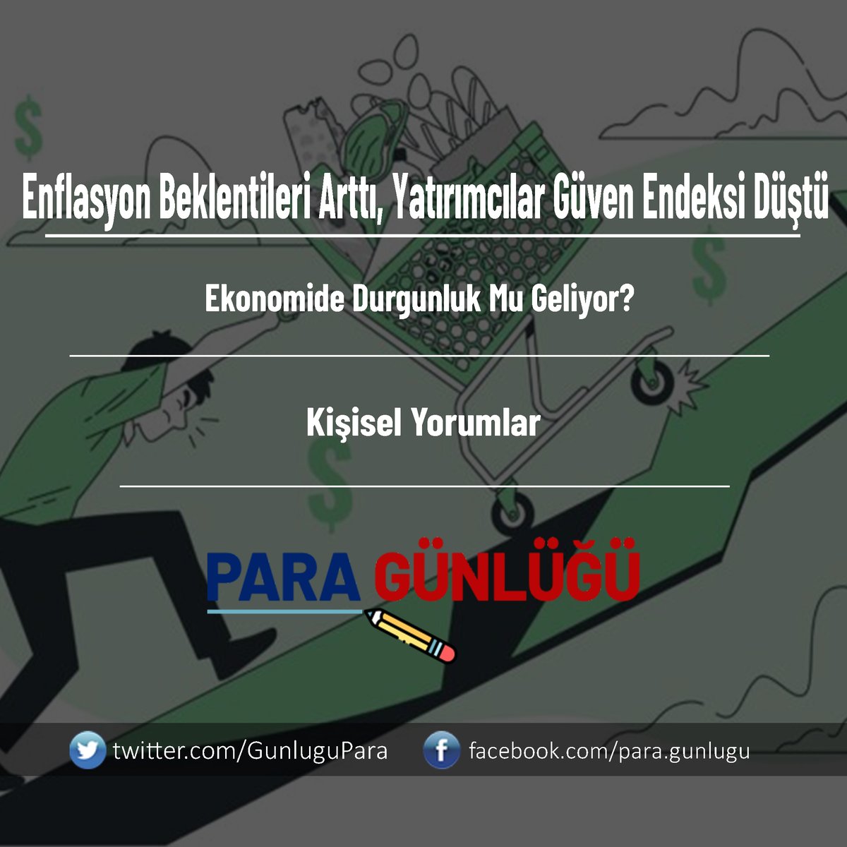 Enflasyon Beklentileri Arttı, Yatırımcılar Güven Endeksi Düştü: Ekonomide Durgunluk Mu Geliyor? paragunlugu.com/enflasyon-bekl… #paragunlugu