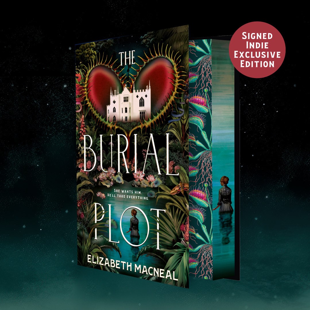 bertsbooks's tweet image. We're getting a few of these beautiful editions of the new Elizabeth Macneal book, "The Burial Plot" - a gorgeous limited edition, to be sure! - Michael
