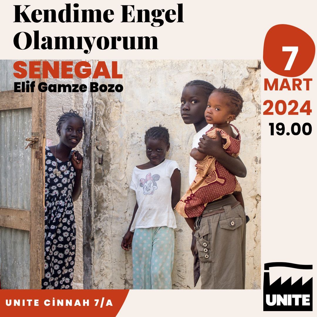 Görsel Basın Komisyon Başkanımız Elif Gamze Bozo'nun 'Kendime Engel Olamıyorum - Senegal' belgesel gösterimi 7 Mart 2024 19.00'da UNITE'da. Sesli betimleme, işaret dili ve alt yazılı video belgesel gösterimi olacaktır. Unite Ortak Mekan Cinnah 7/A Ankara