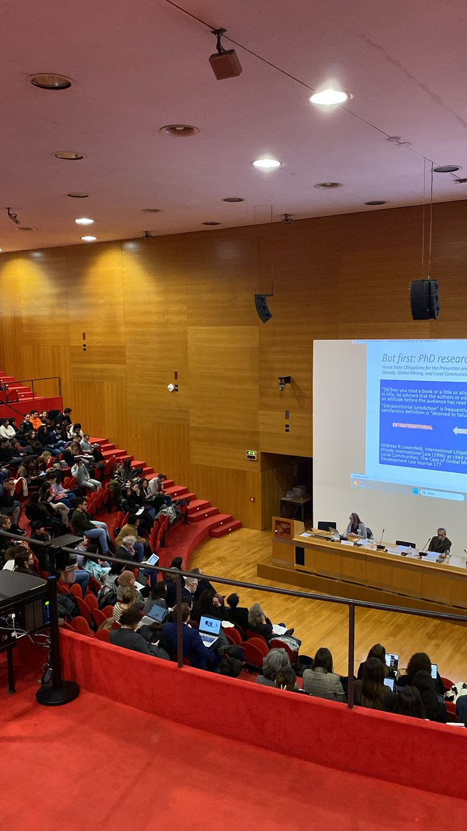 After prof Barnes <a href="/law_rich/">Richard Barnes</a> making the point that jurisdiction in the law of the sea tends to be described as focusing on powers and entitlements as opposed to responsibility, we continue with prof Seck @SaraSeck and her work on 'relational Jurisdiction at sea'