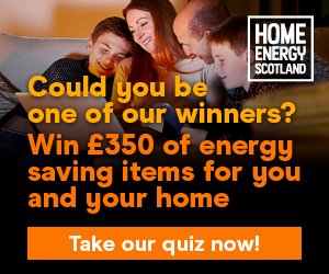 Want the chance to win energy saving items worth up to £350? @HomeEnergyScot have 25 prizes up for grabs! Visit Home Energy Scotland at our Sustainability Fair next week or enter to win now at homeenergyscotland.org/win-energy-sav…