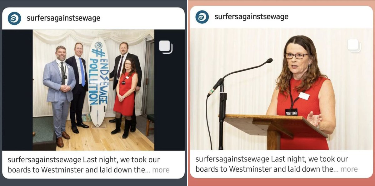Exmouth wild swimmer Jo Bateman speaking to MP in the Houses of Parliament to launch <a href="/sascampaigns/">Surfers Against Sewage</a>  to stop sewage pollution. The former SoS denied that the budget for EA had been cut but Jo put her right!  Speaking Truth to Power.  <a href="/Feargal_Sharkey/">Feargal Sharkey</a> <a href="/WindrushWasp/">Windrush WASP</a> <a href="/SouthWestWater/">South West Water</a>