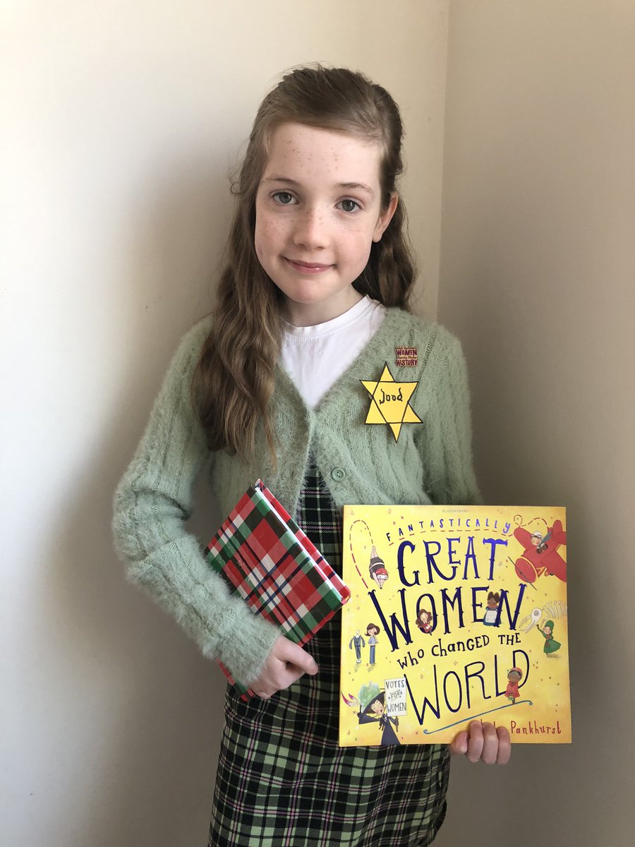 “Ordinary people simply don’t know what books mean to us, shut up here. Reading, learning, and the radio are our amusements.” - Anne Frank 🙏🏻📚📝 Sienna loves the #books by @KateisDrawing and wanted to remember #AnneFrank today for #WorldBookDay #WorldBookDay2024 @annefrankhouse