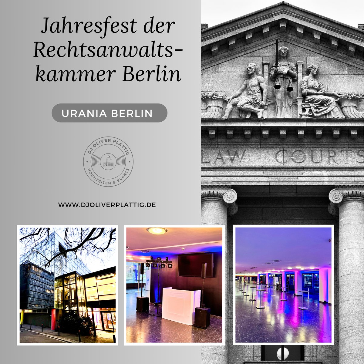 Kleiner Rückblick auf das gestrige Kammerfest der RAK Berlin An der Urania - DJ Oliver Plattig - Hochzeiten &amp; Events - dj-starlight.com | dj-regional.de