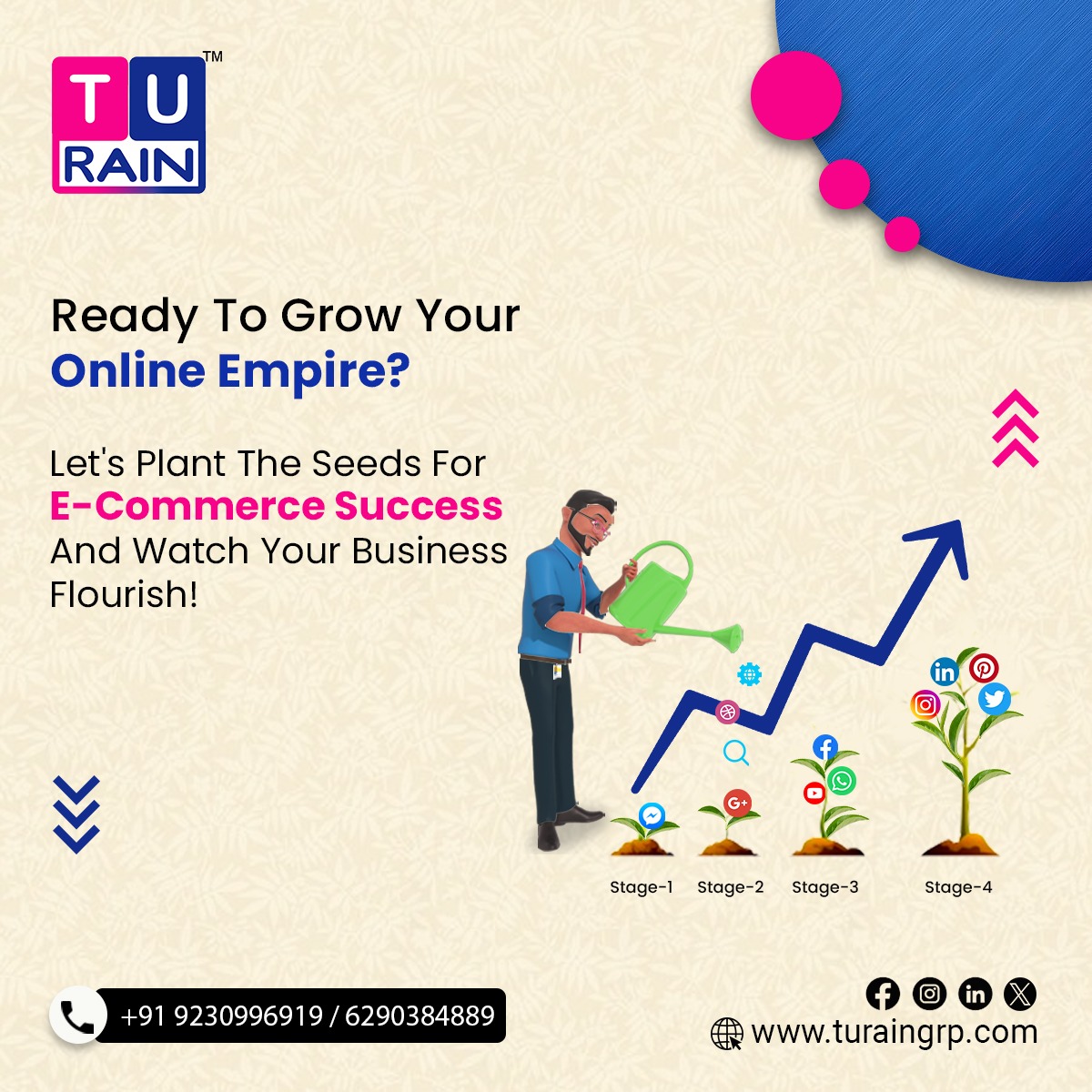 Developing your E-commerce empire Discover strategies for scaling your business and achieving new heights
Let's talk - 92309 96919 | Visit: 📷 turaingrp.com
#Turain #TurainSoftware #onlineempire #EcommerceGrowth #BusinessExpansion