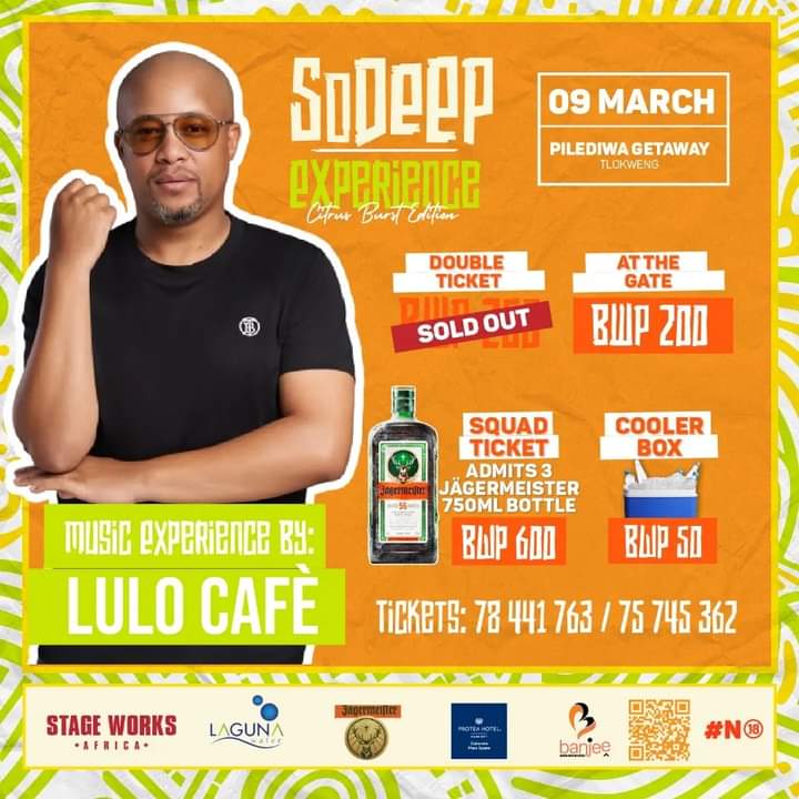 AimoMusiq's tweet image. Saturday 

#BeyondUs @ GameCity Marquee  
1800 - 1900

#SoDeepExperience @ Pilediwa (Tlokweng) 
0000 - 0100