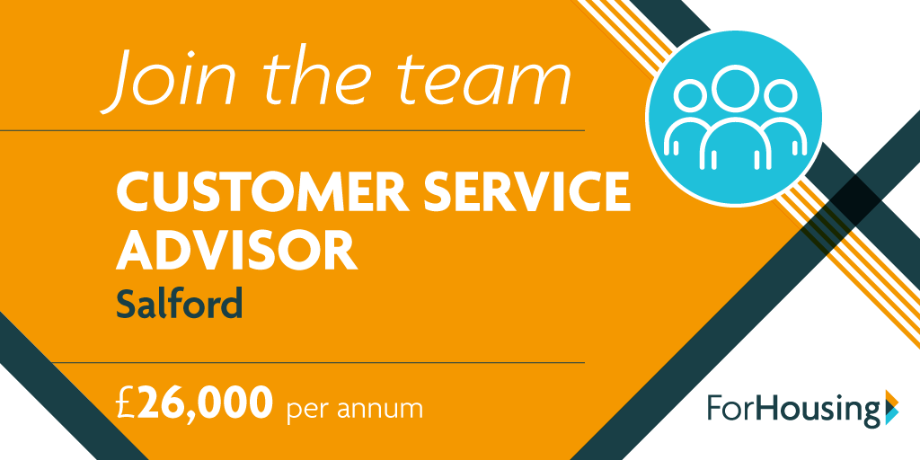 Do you have a passion for great customer service?  

As part of our Neighbourhoods team, you’ll handle enquiries &amp; requests from our customers, ensuring excellent service.  

Find out more about the role and the benefits of working at ForHousing here: bit.ly/3wKACHt