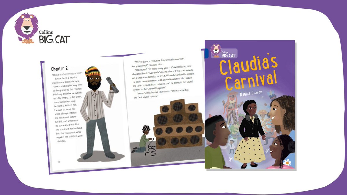 Join Aniyah, EJ and Olivia as they meet Claudia Jones, who organised the first Caribbean carnival in Britain. Will the Time-Travelling Trio be able to put their skills to use and help get the carnival up and running? <a href="/Nadine_Cowan_/">Nadine Cowan</a> 

Join the Trio: ow.ly/Q3Q950QJXXJ