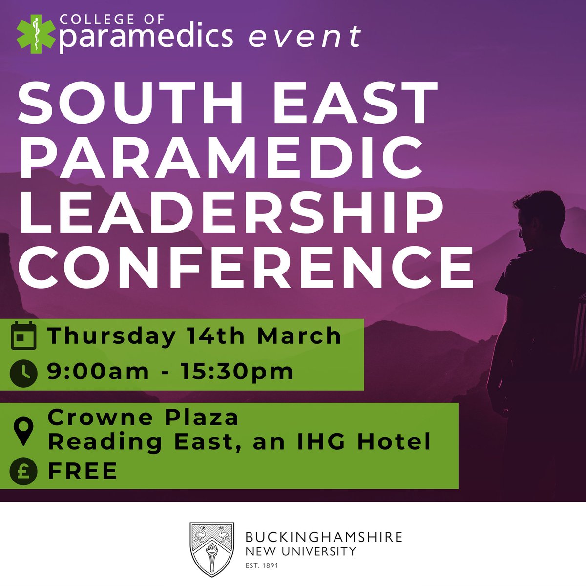 A gathering of aspiring and established paramedic leaders across the South East - aiming to improve paramedic leadership across the region - and it's free! College of Paramedics, Chief Executive - Tracy Nicholls will also be in attendance 💚 👉bit.ly/49DxBHC