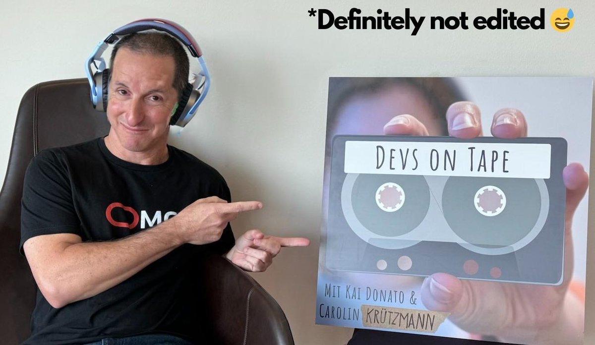 @DevsOnTape is back and provided @connor_mc_d with a high-class mic and low-end headphones. Listen to the new #Podcast Episode about #AI @Oracle, #TikTok-Trends and „what happened in between?!“. Tune in: on.devsontape.com/cd2