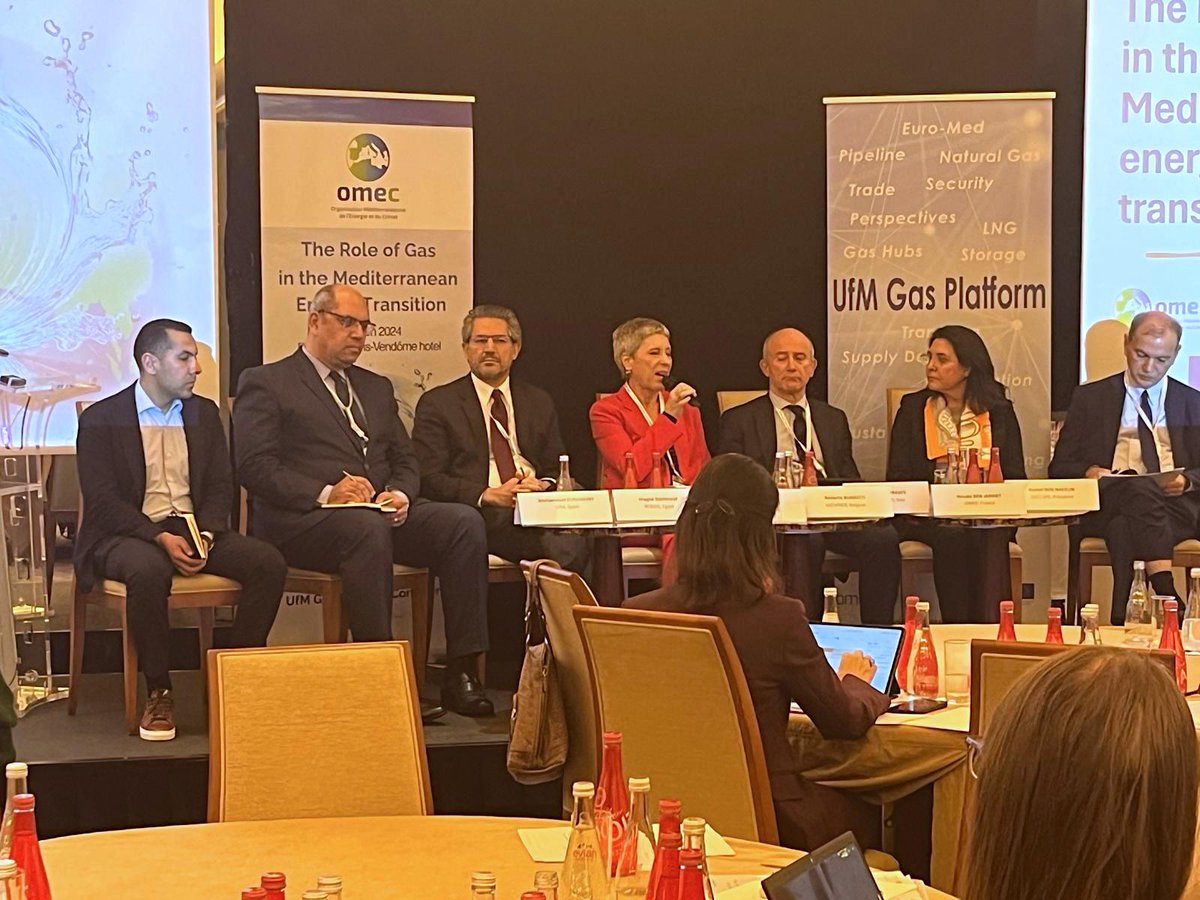 On 5 March MEDREG took part in a roundtable on #regionalcooperation at the high-level conference on “The Role of Gas in the Mediterranean Energy Transition”, held by @OME_cooperation in Paris.
Learn more on the event 🔗shorturl.at/bcpsB