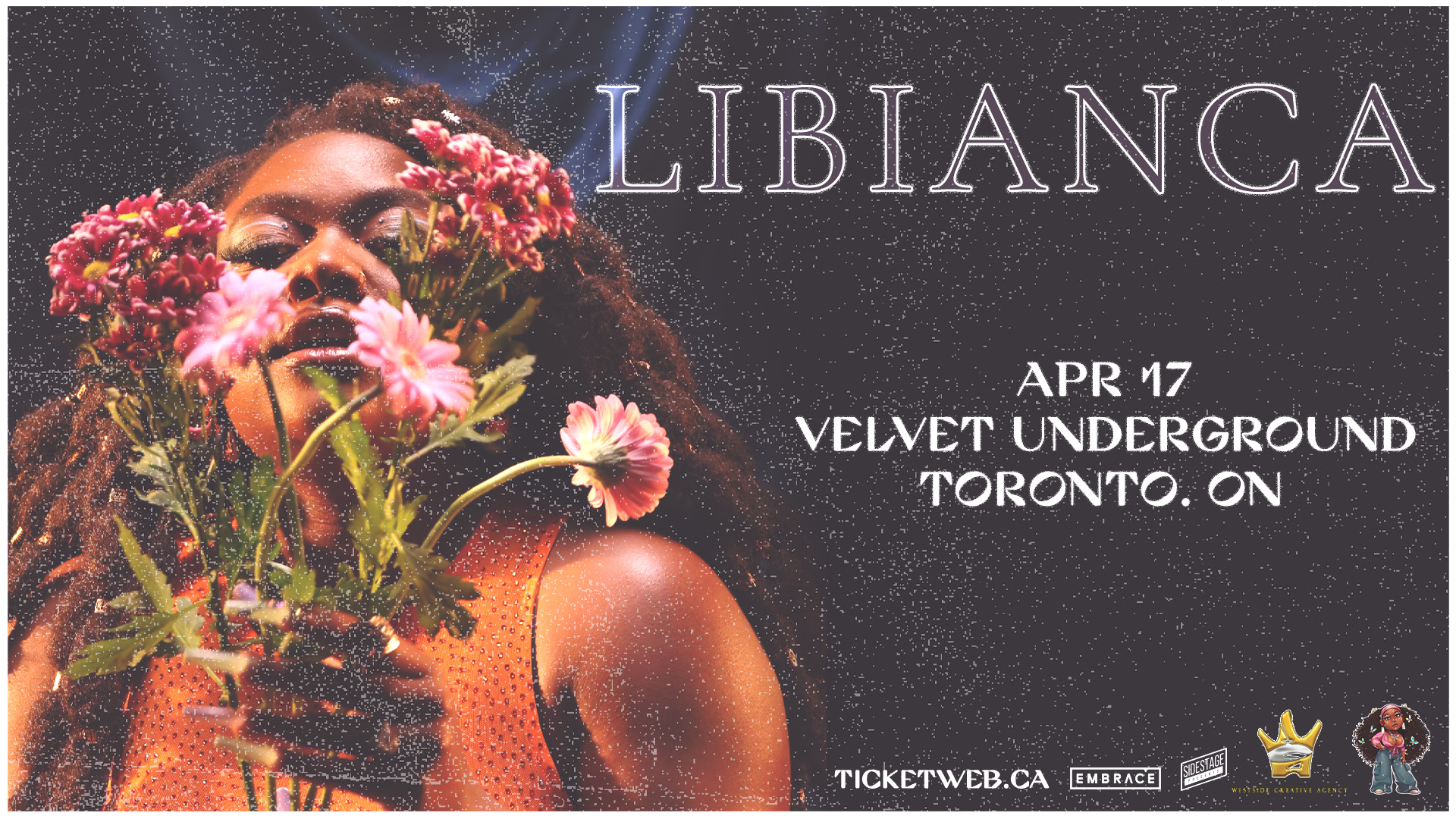 Come Meet Libianca at Toronto Velvet Undeground April 17