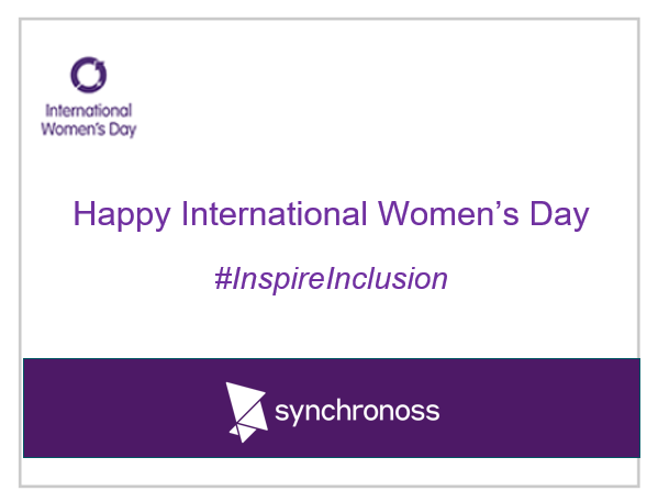 Synchronoss's tweet photo. On International Women’s Day, we salute the phenomenal women on the #Synchronoss team. Thank you for all you do to enrich our workplace.  #IWD2024 https://t.co/FSCKYruhBp