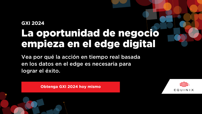 Aproveche las oportunidades que ofrecen los ecosistemas para acelerar la creación de valor, ampliar el alcance y aumentar la innovación, al tiempo que cumple los objetivos de sustentabilidad. 

Descargue el #GXIreport para obtener más información - eqix.it/3udSY2J