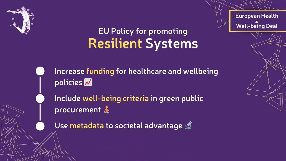 🛡️Let's build resilient systems! 💪 Amidst challenges such as #climatechange 🔥, antimicrobial resistance 🔬 and future #pandemics 🦠- what can the 🇪🇺 do to be fit-for-the-future? 🤔 Look at our recommendations below👇