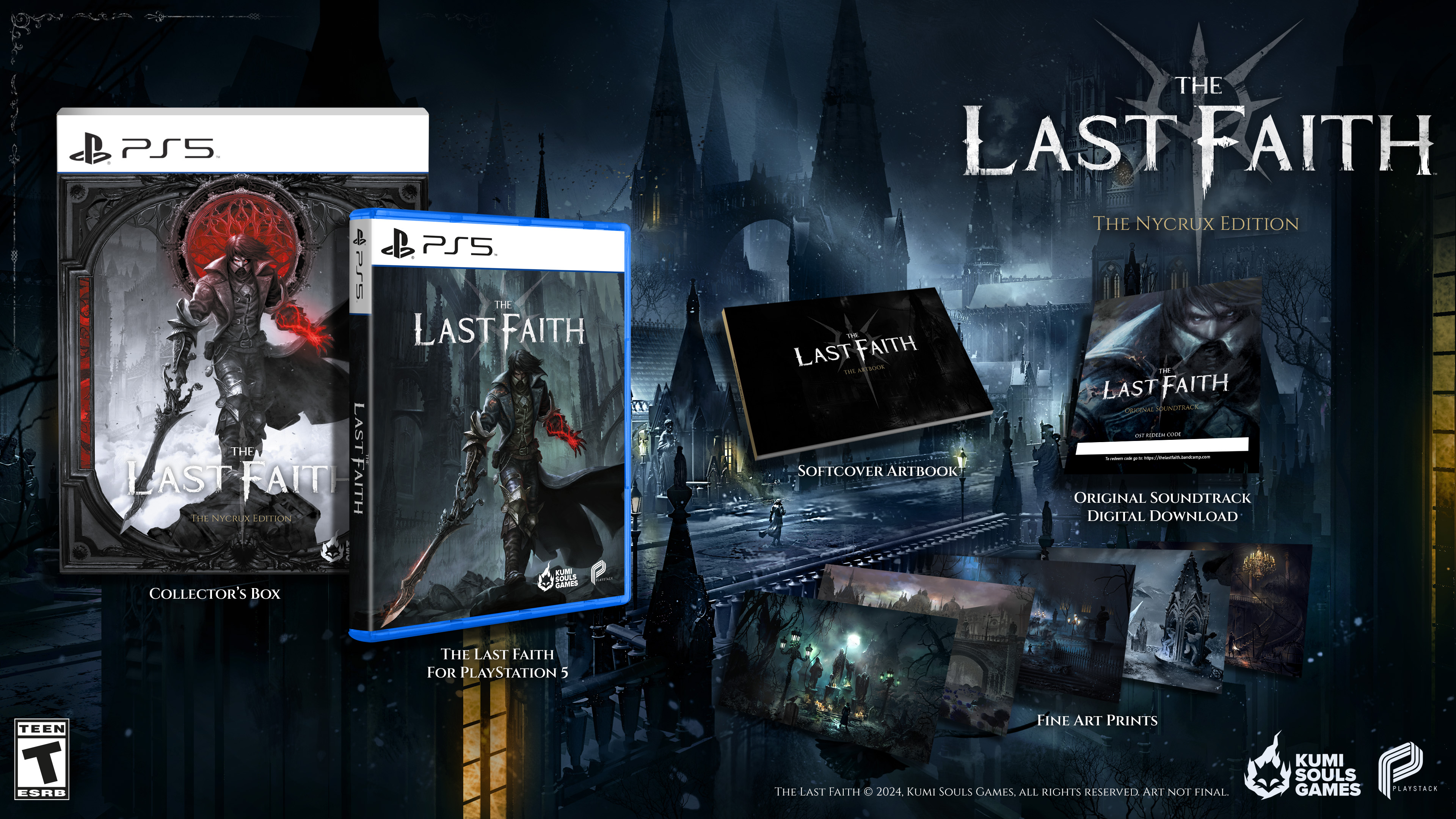 the last faith - dark and gothic soulslike metroidvania announces a physical release for playstation 5