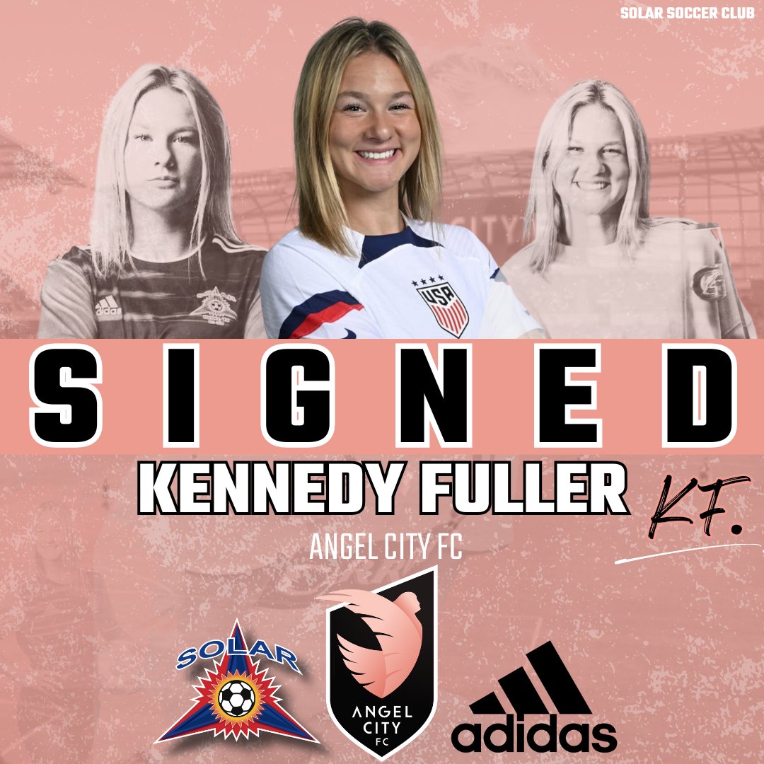 We’re thrilled to announce that Kennedy Fuller, Solar phenom and National Team regular, will be joining NWSL’s Angel City FC! Click here for more: solarsoccerclub.net/kennedy-fuller…