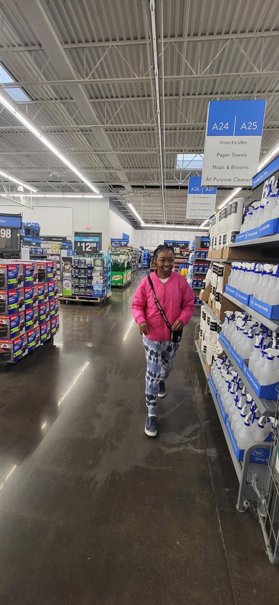 Popped into Walmart for a cup of cereal for "National Cereal Day," and was surprised to see our SHIFT 18+ adults out in the community.  When I asked what they were shopping for they said, "We're buying materials to make Easter cups for the Elementary classes." 
🖤🤘❤️